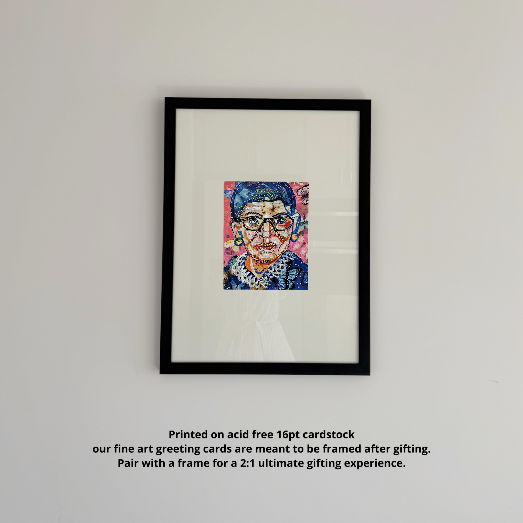 RBG Butterfly - Greeting Card / Fine Art Print