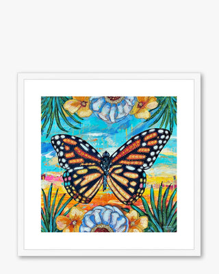 Tropical Monarch Framed & Mounted Print