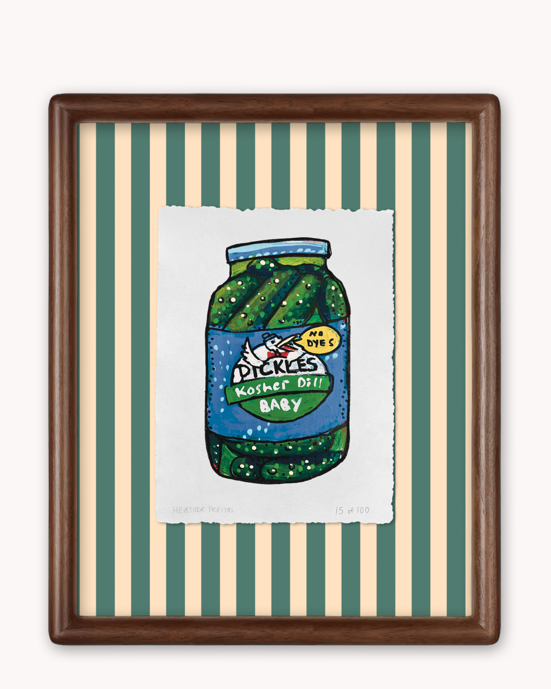 Pickle Jar Limited Edition Framed Print