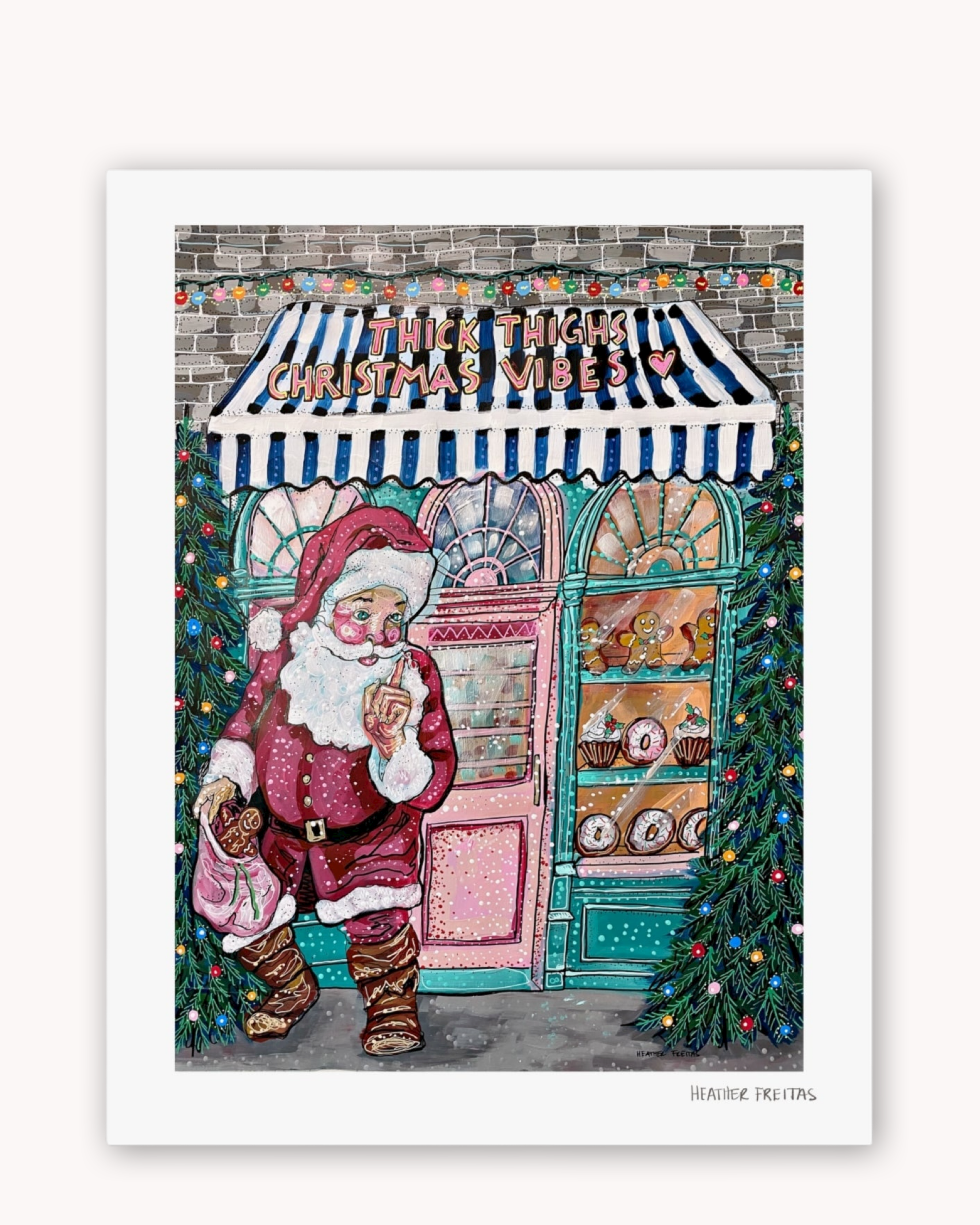 Thick Thighs Save Lives Fine Art Print