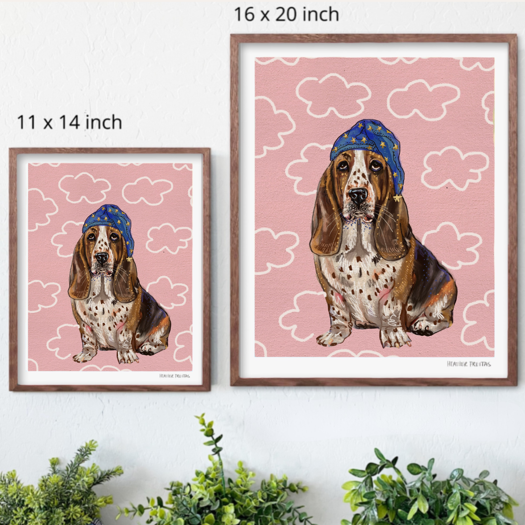 Basset Hound Dog Fine Art Print