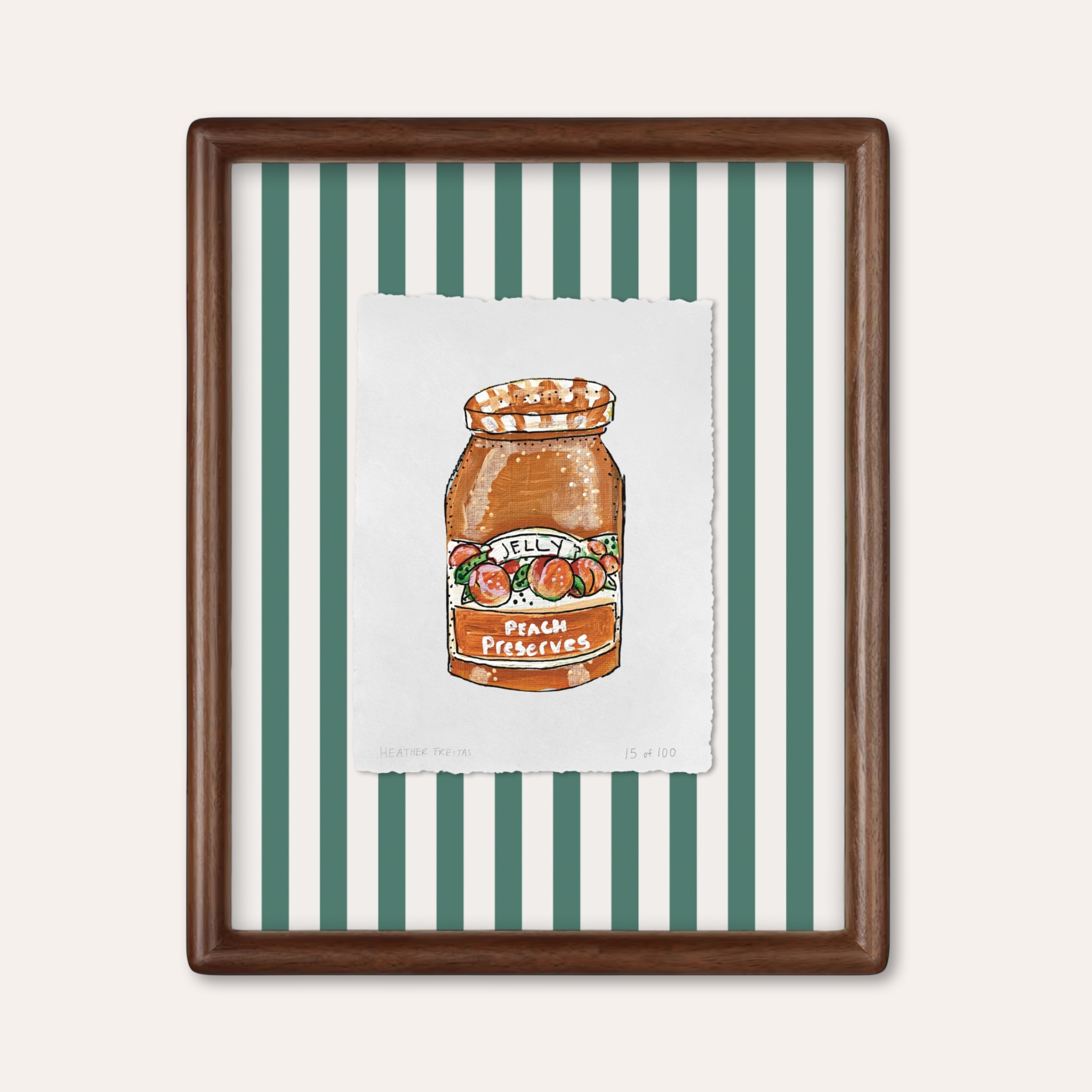 Apricot Jam Limited Edition Framed Print
