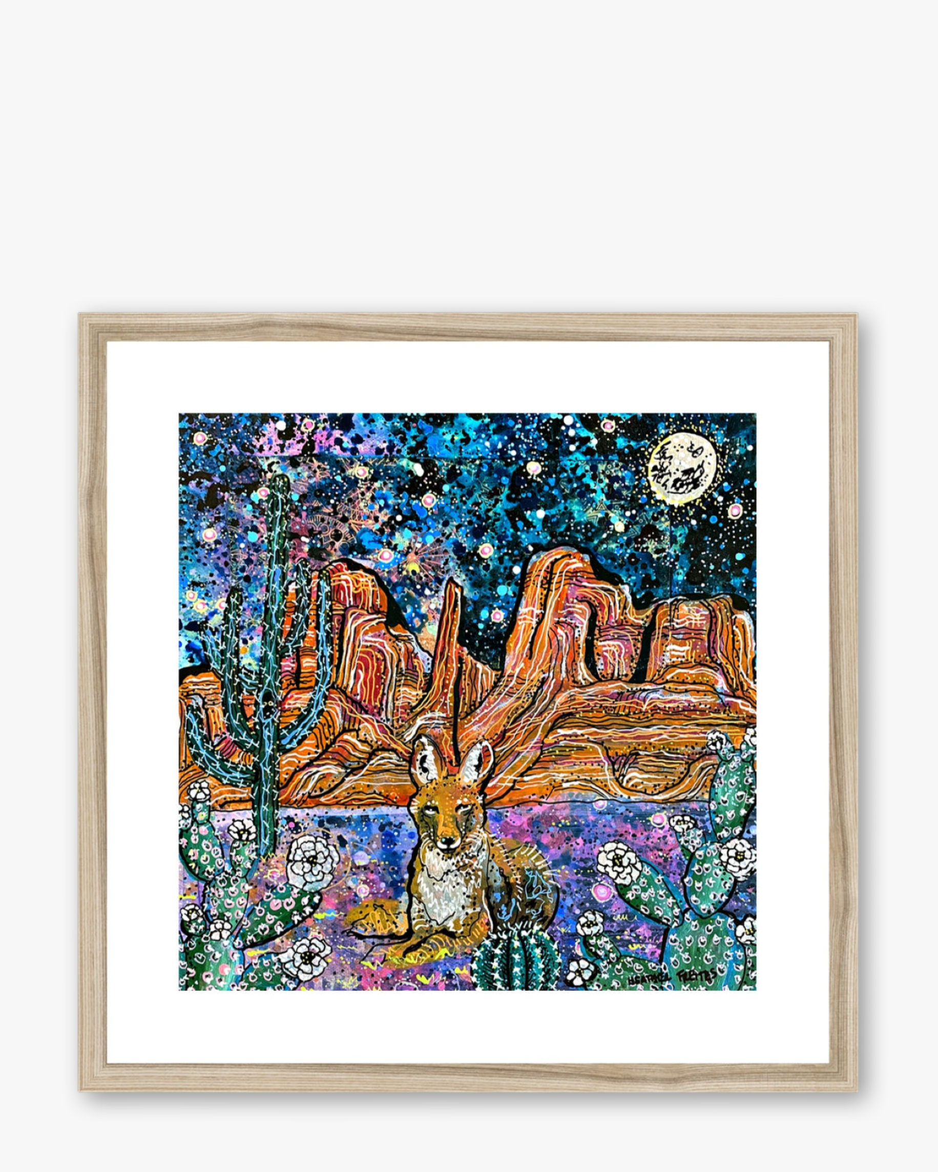 Coyote Song Framed & Mounted Print