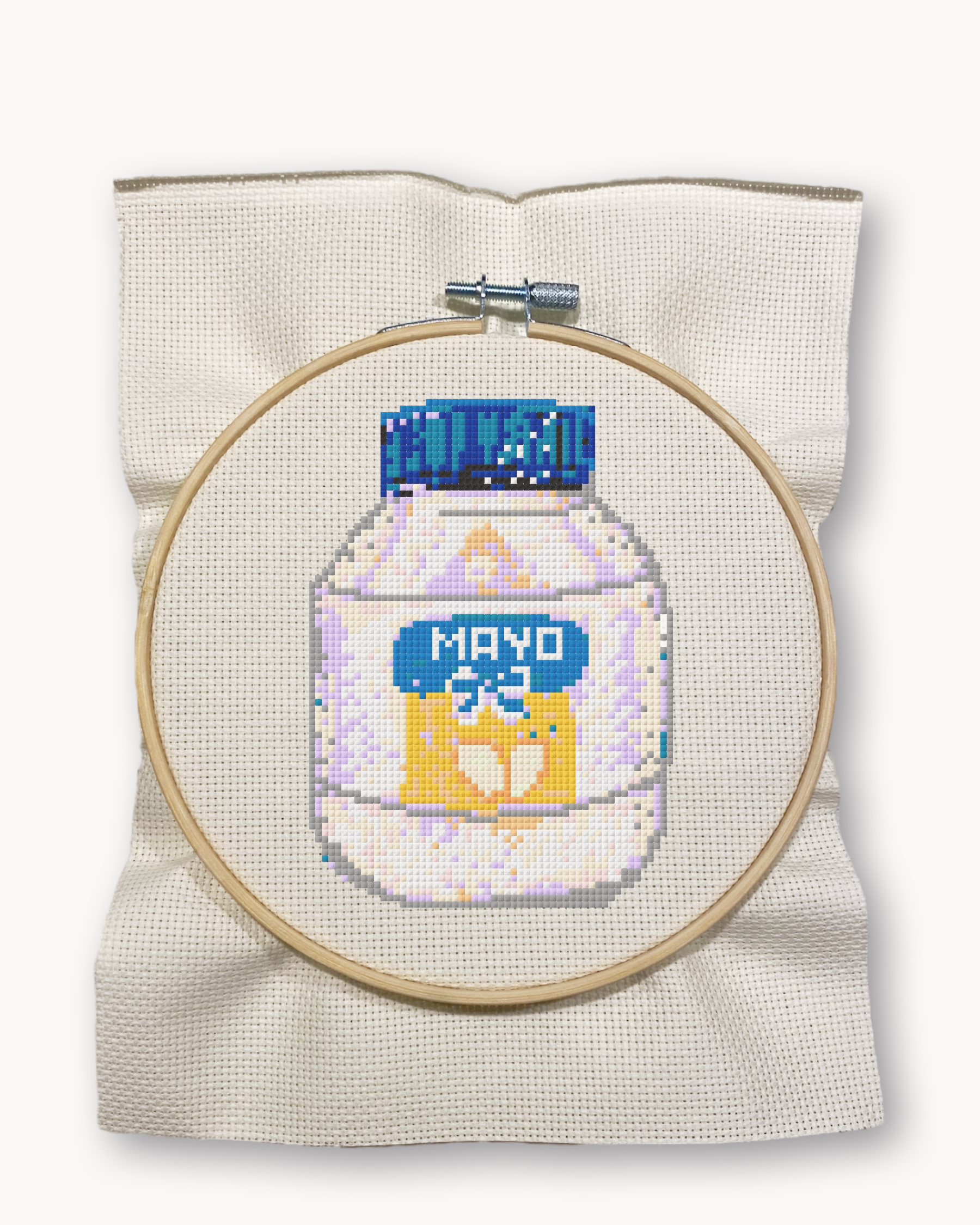 Mayo Cross Stitch Kit ( LG 5 inch )