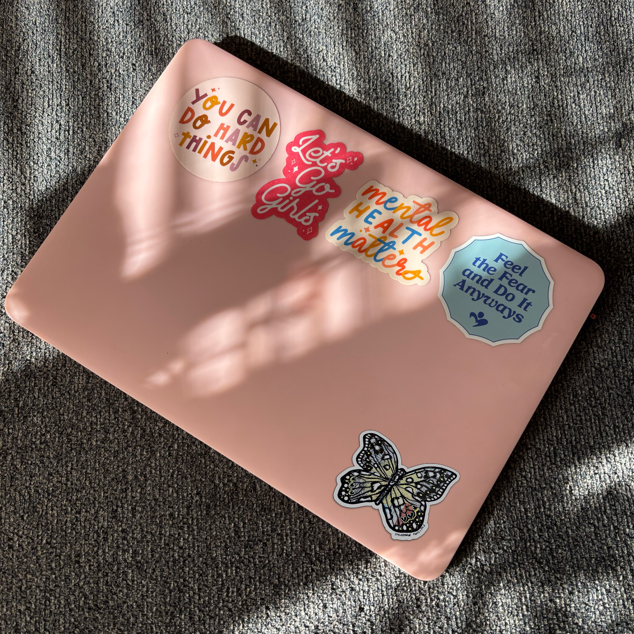 Daisy Butterfly Sticker