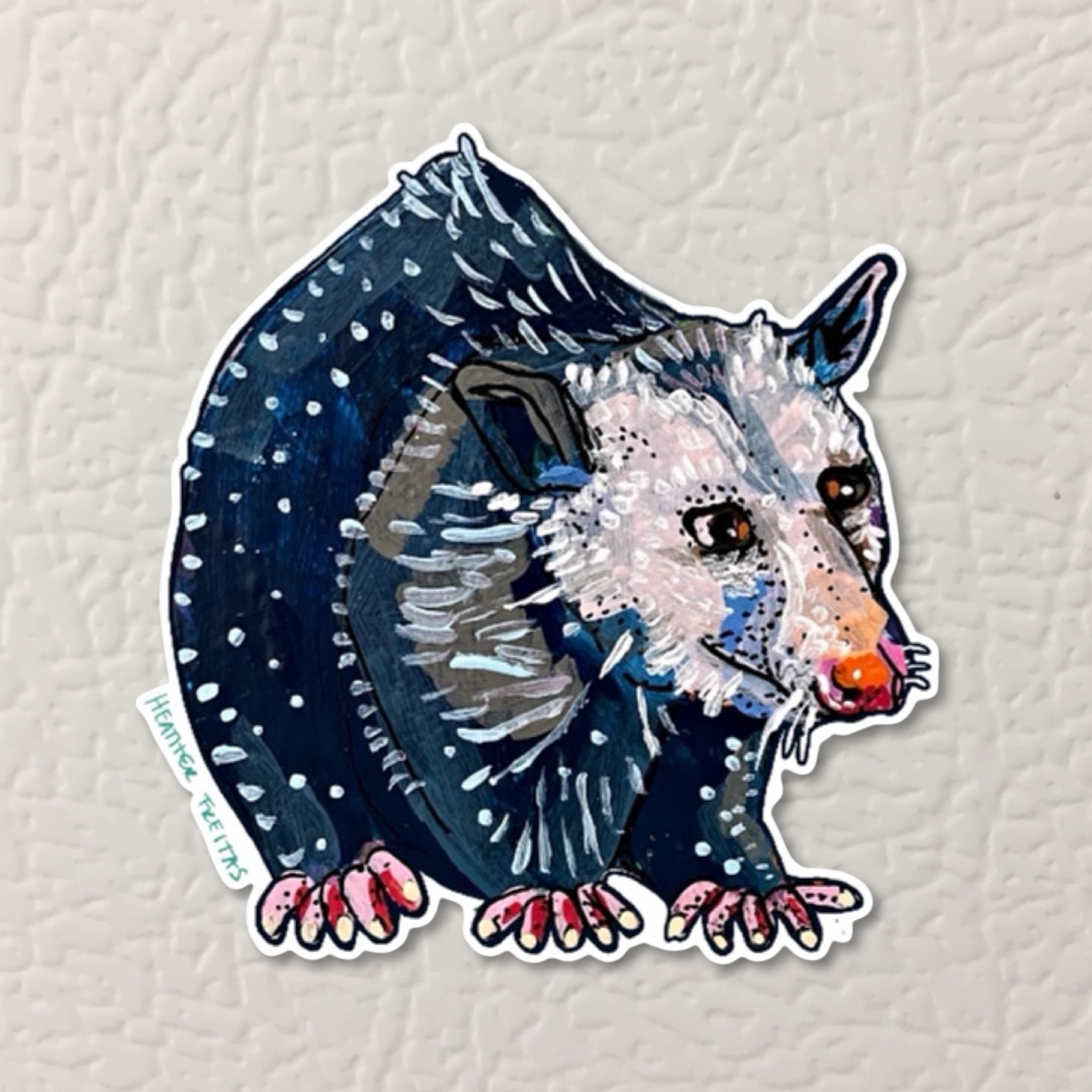 Opossum Magnet ( Die-Cut )