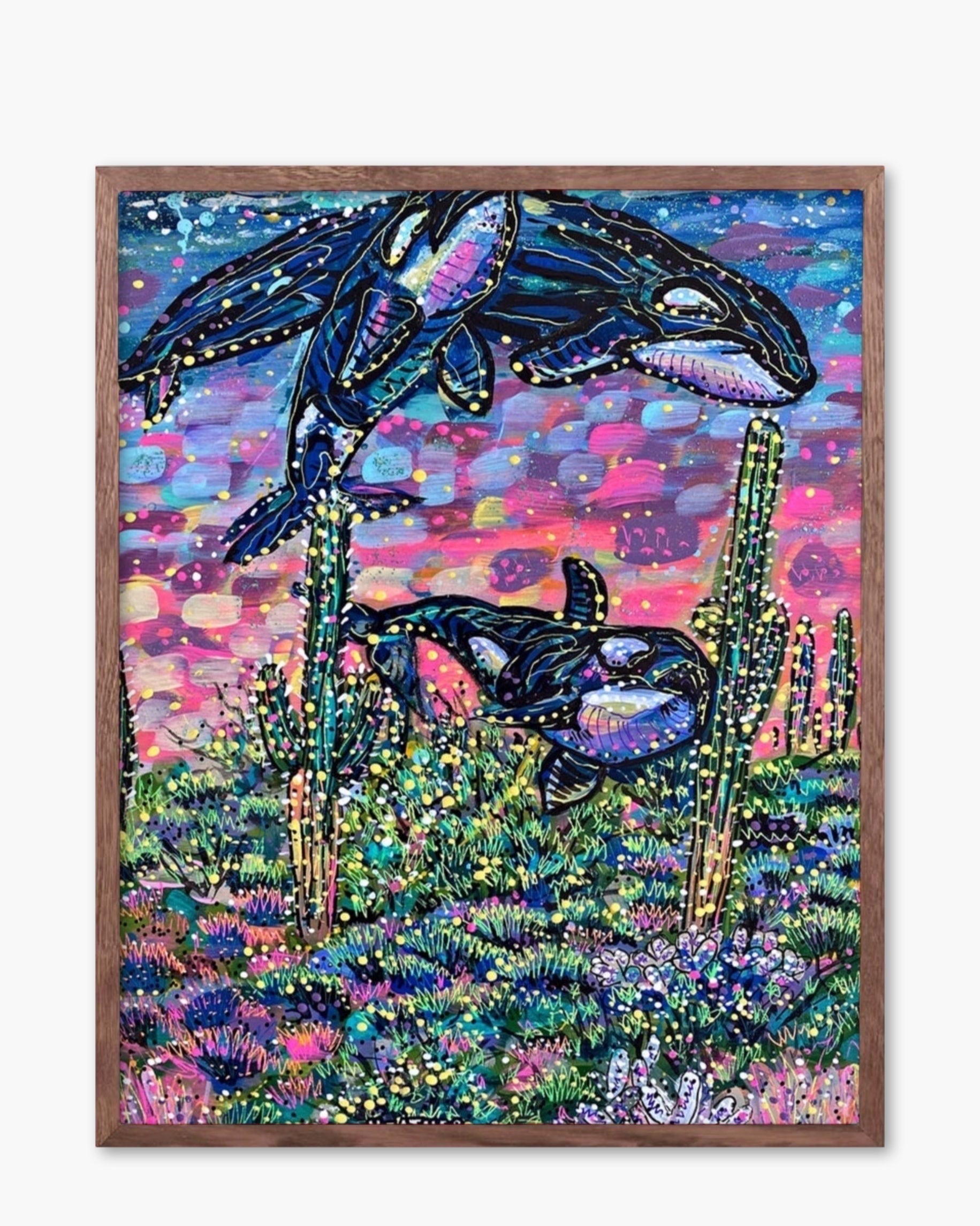 Killer Whale Tides - Limited Edition Small Paper Print