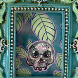 Forest Skull ( Mini Original Painting )
