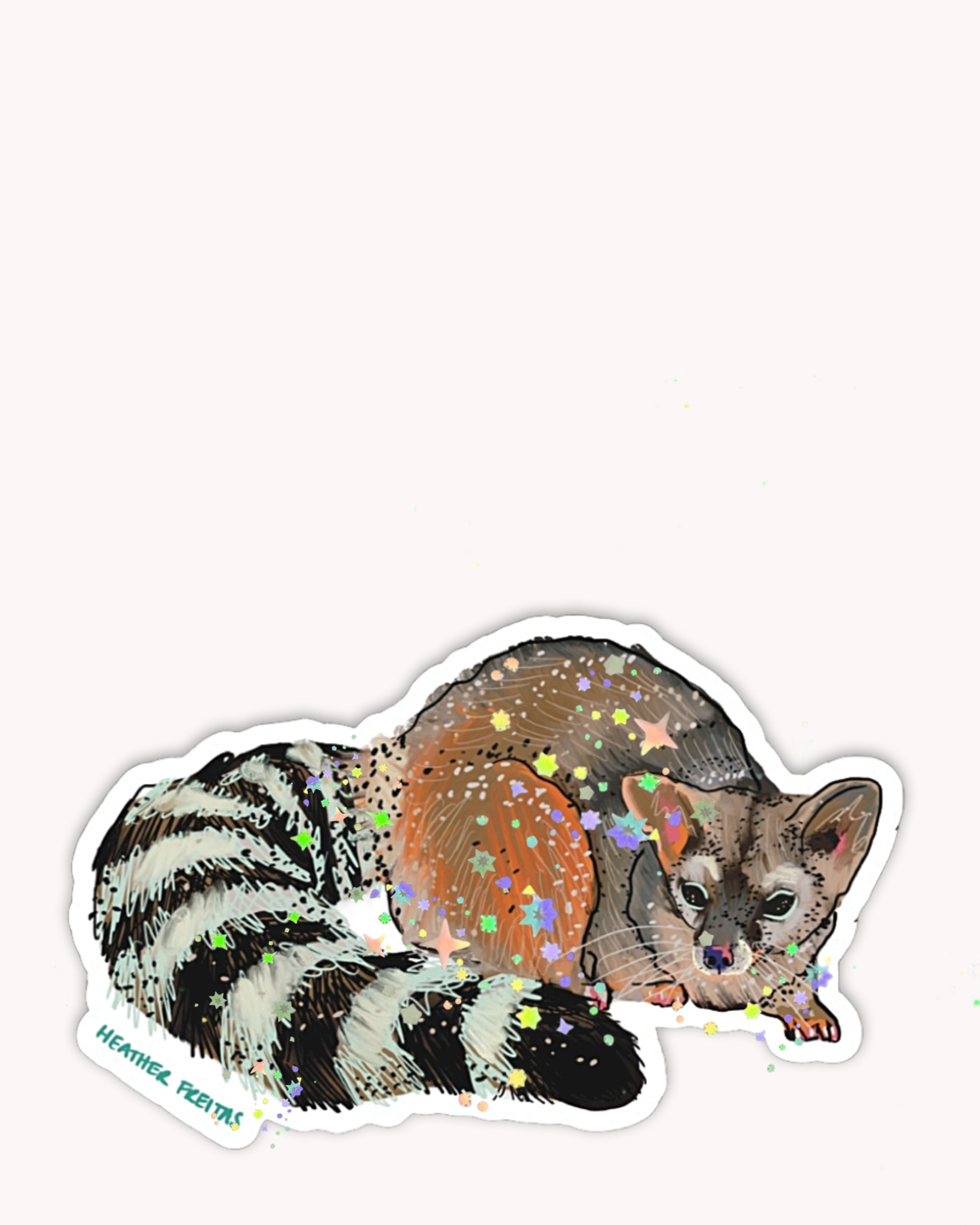 Ringtail Cat Sticker