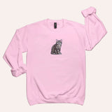 American Shorthair Cat Unisex Crew Neck Sweatshirt