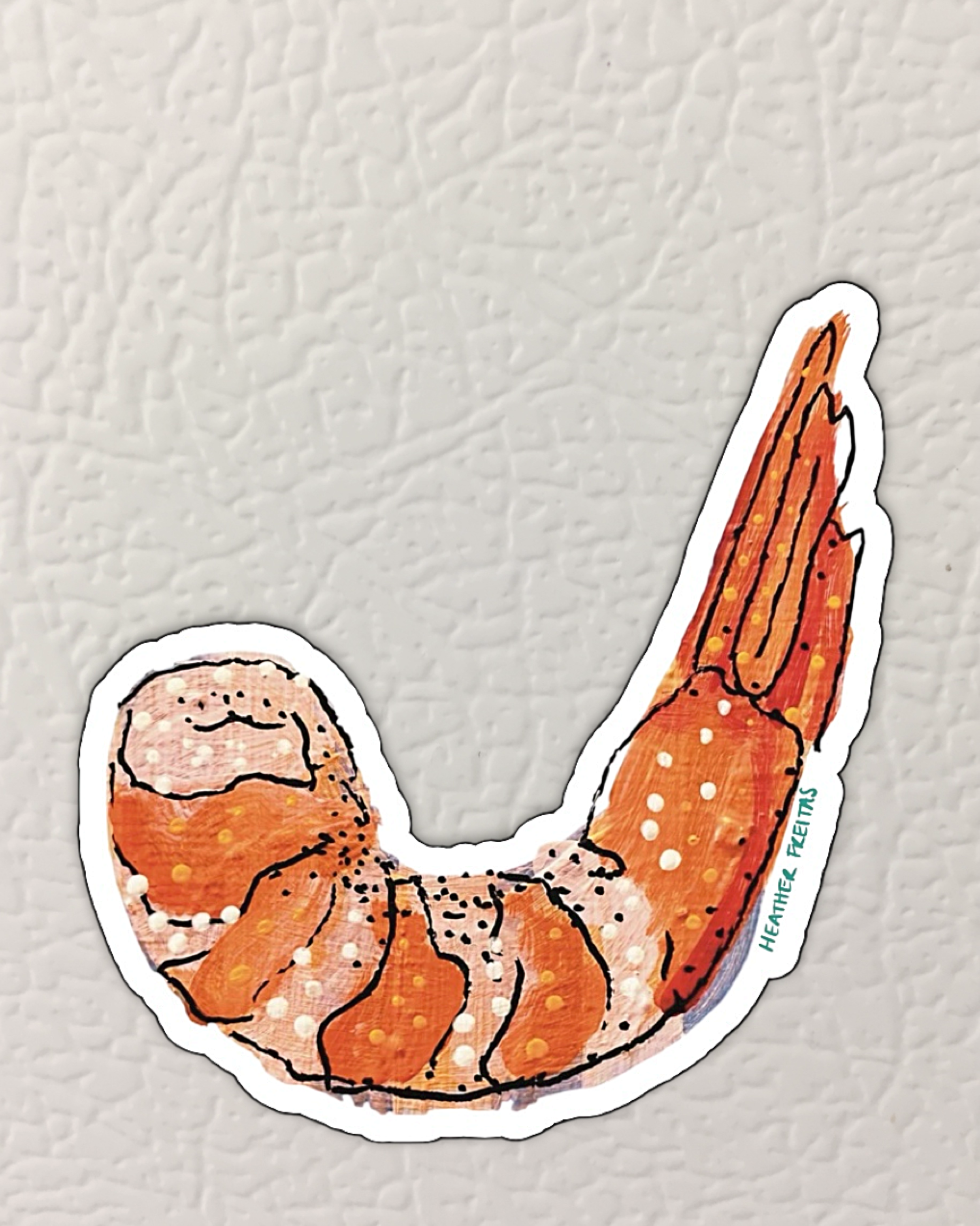 Shrimp Magnet ( Die-Cut )
