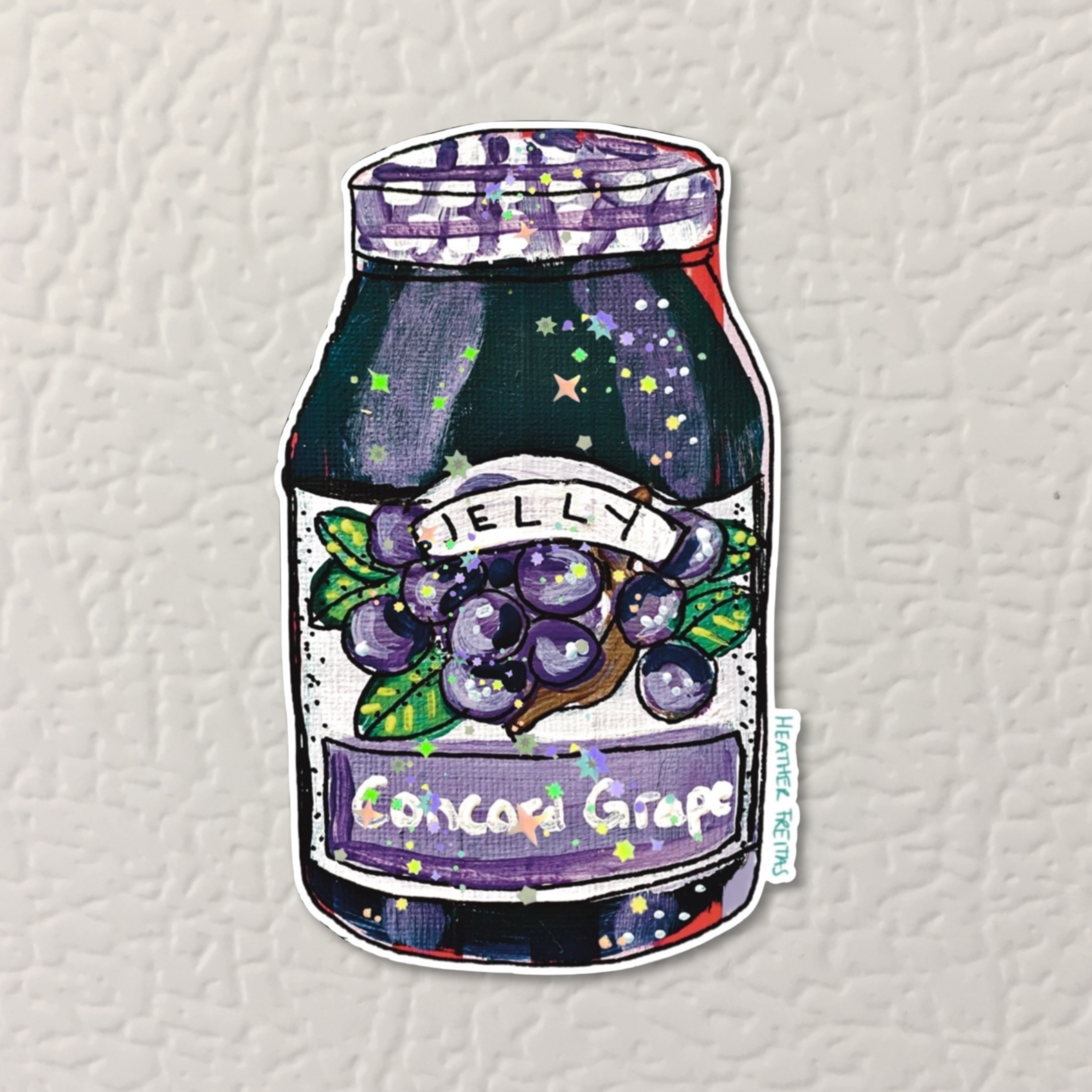 Grape Jelly Magnet ( Die-Cut )