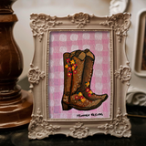 Cowgirl Boots Mini Fine Art Print