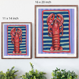 Lobster Hand Signed Fine Art Print