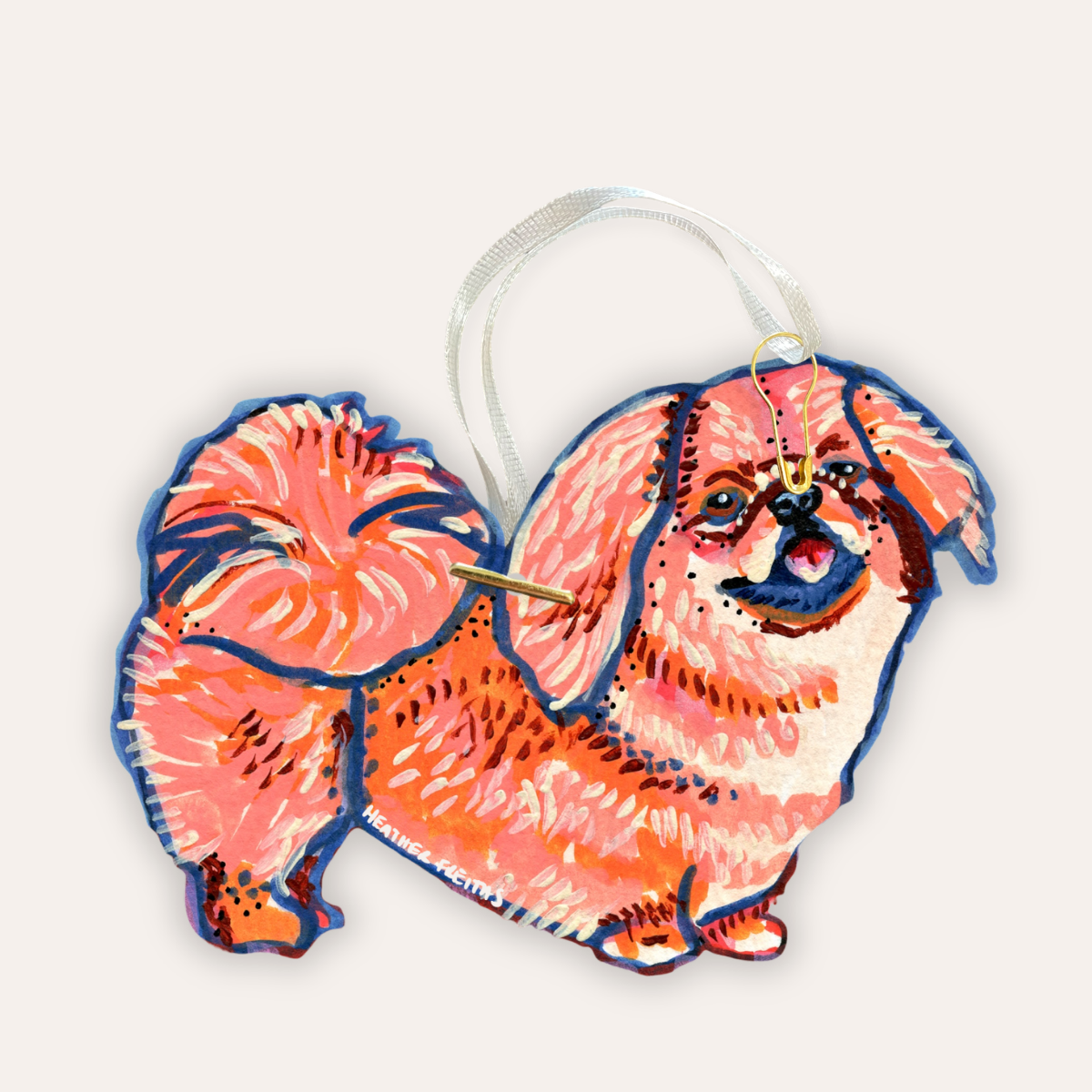 Pekingese Dog Gift Tag