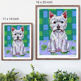Westie Dog Hand Signed Fine Art Print