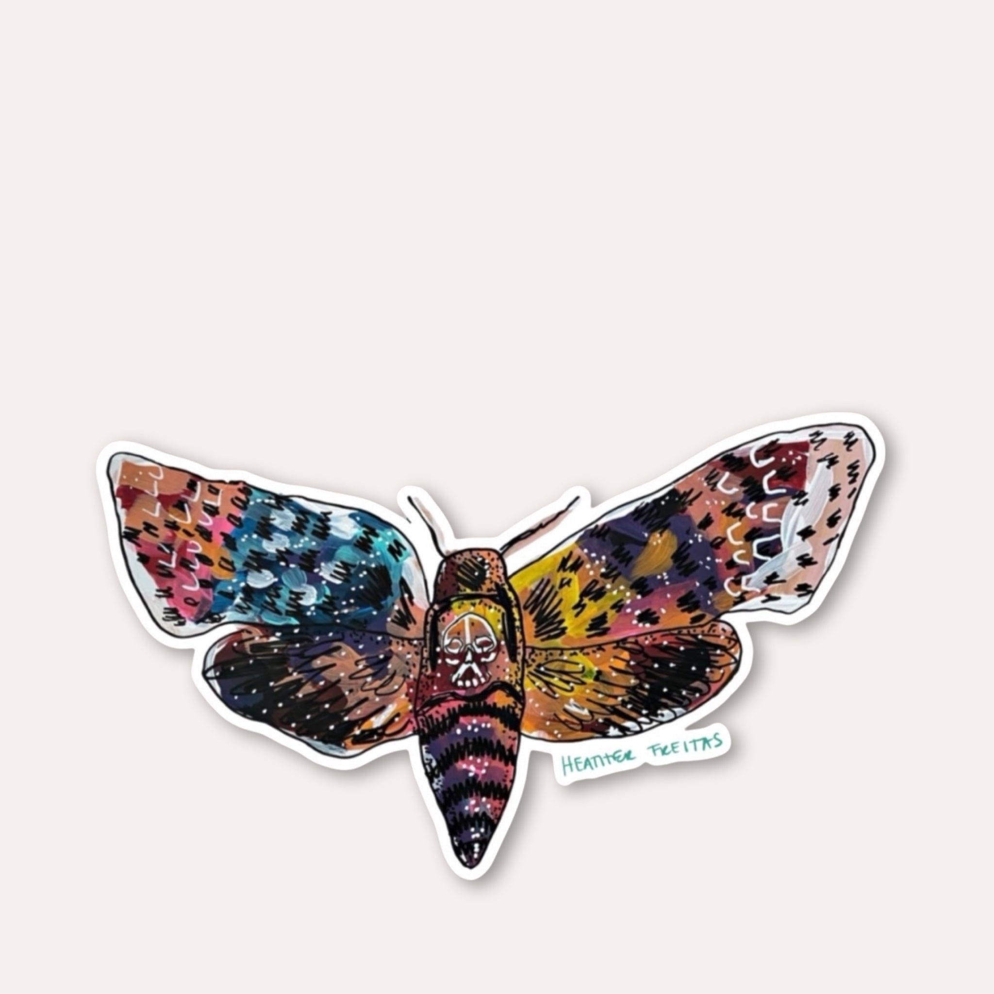 Death Moth Sticker