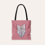 Silver Ribbon Tote Bag