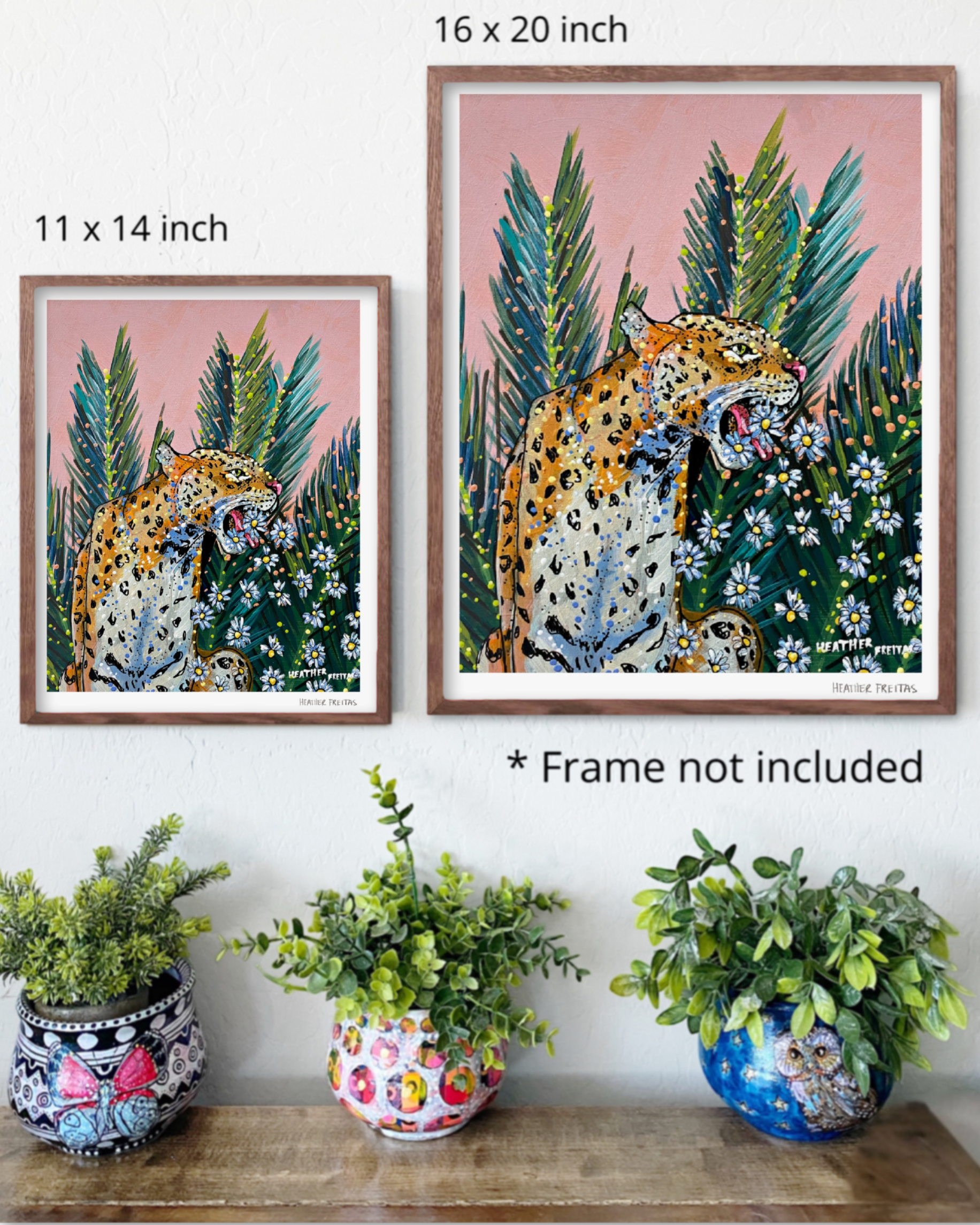 Jaguar Daisy Fine Art Print