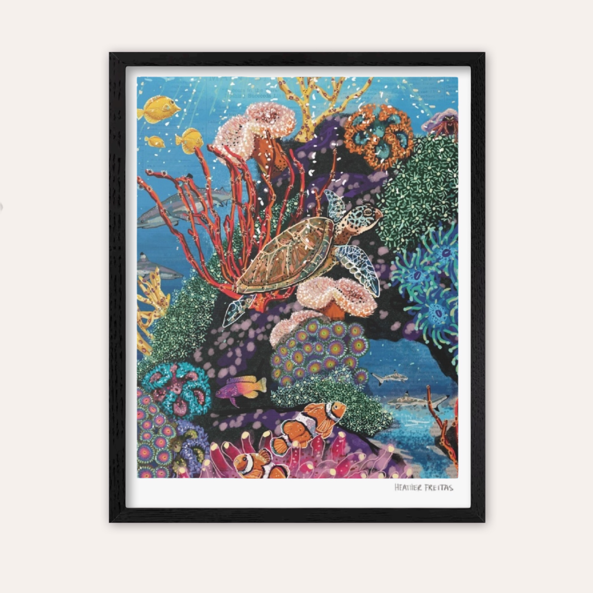 Turtle Tides Fine Art Print