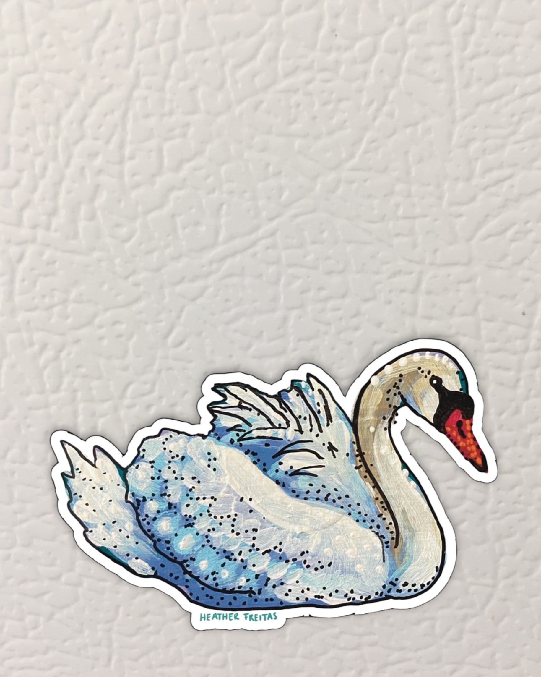 Swan Magnet ( Die-Cut )