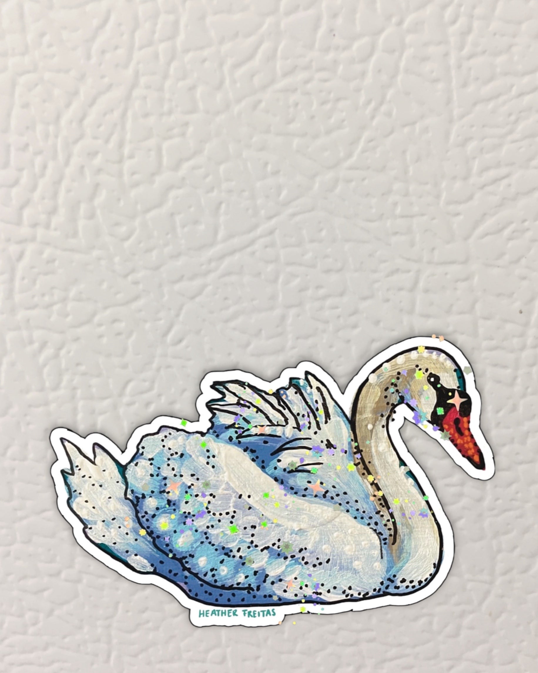 Swan Magnet ( Die-Cut )