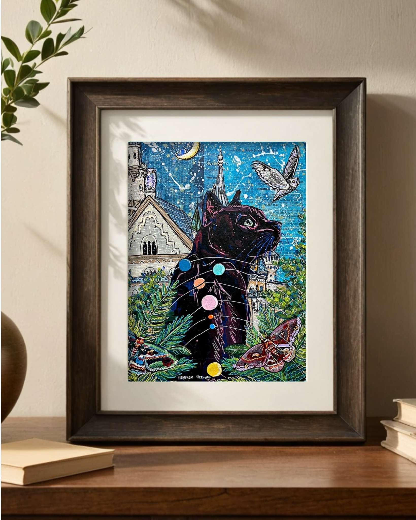 Jupiter Black Cat - Limited Edition Print