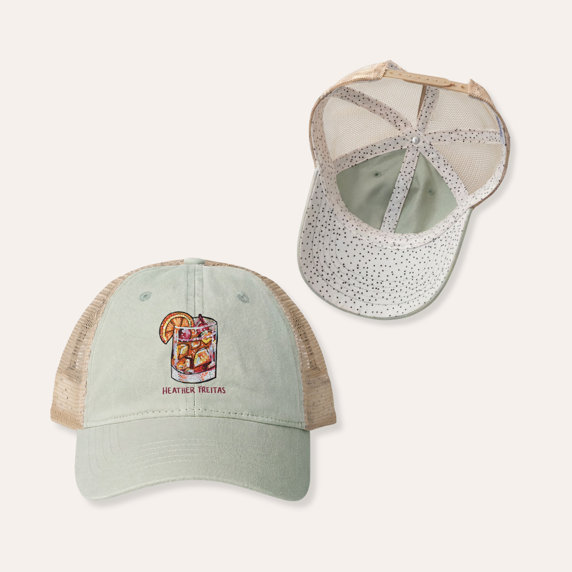 Old Fashioned Women's Washed Mesh-Back Cap