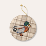 Mallard Ceramic Ornament