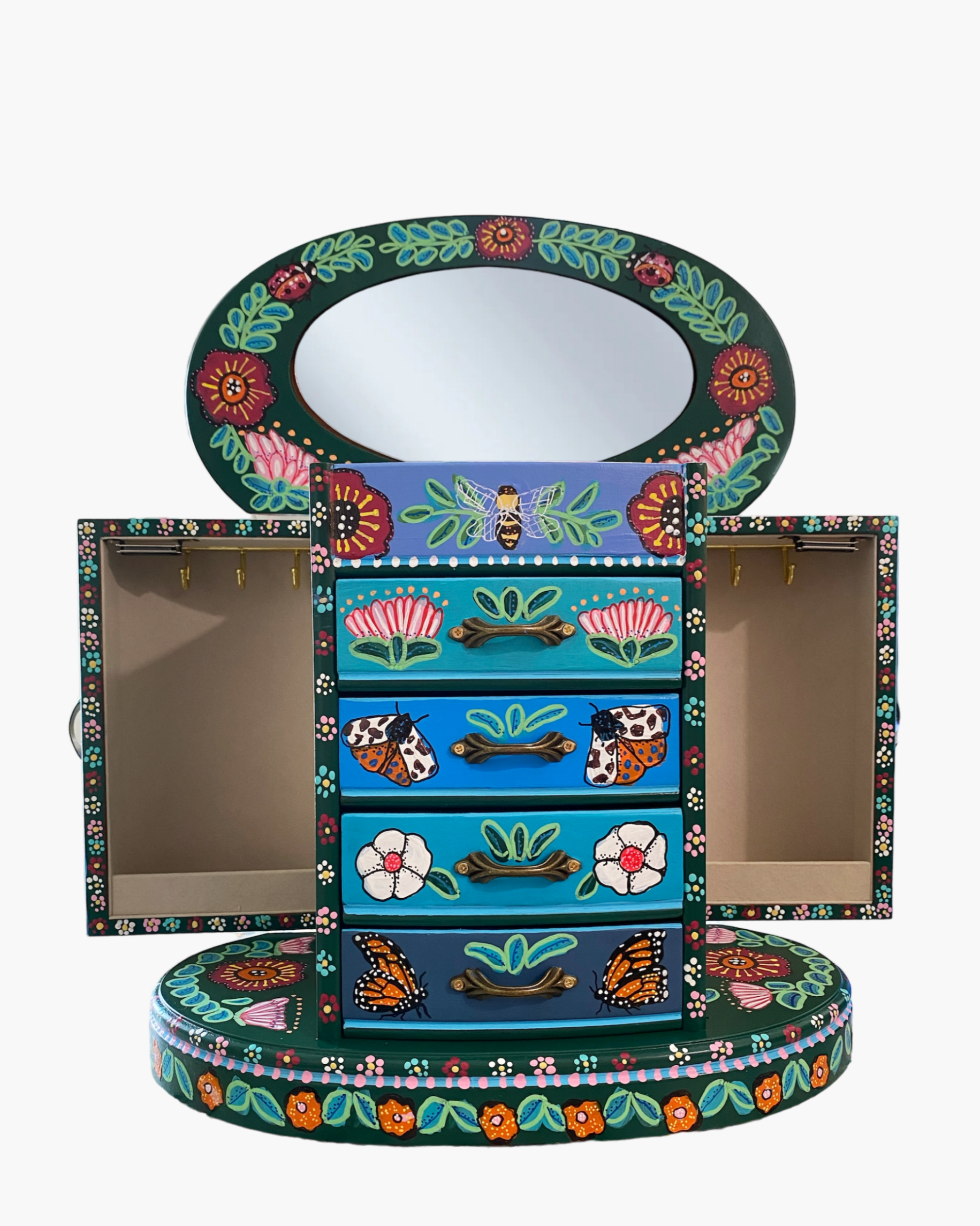 Custom Painted Jewelry Box