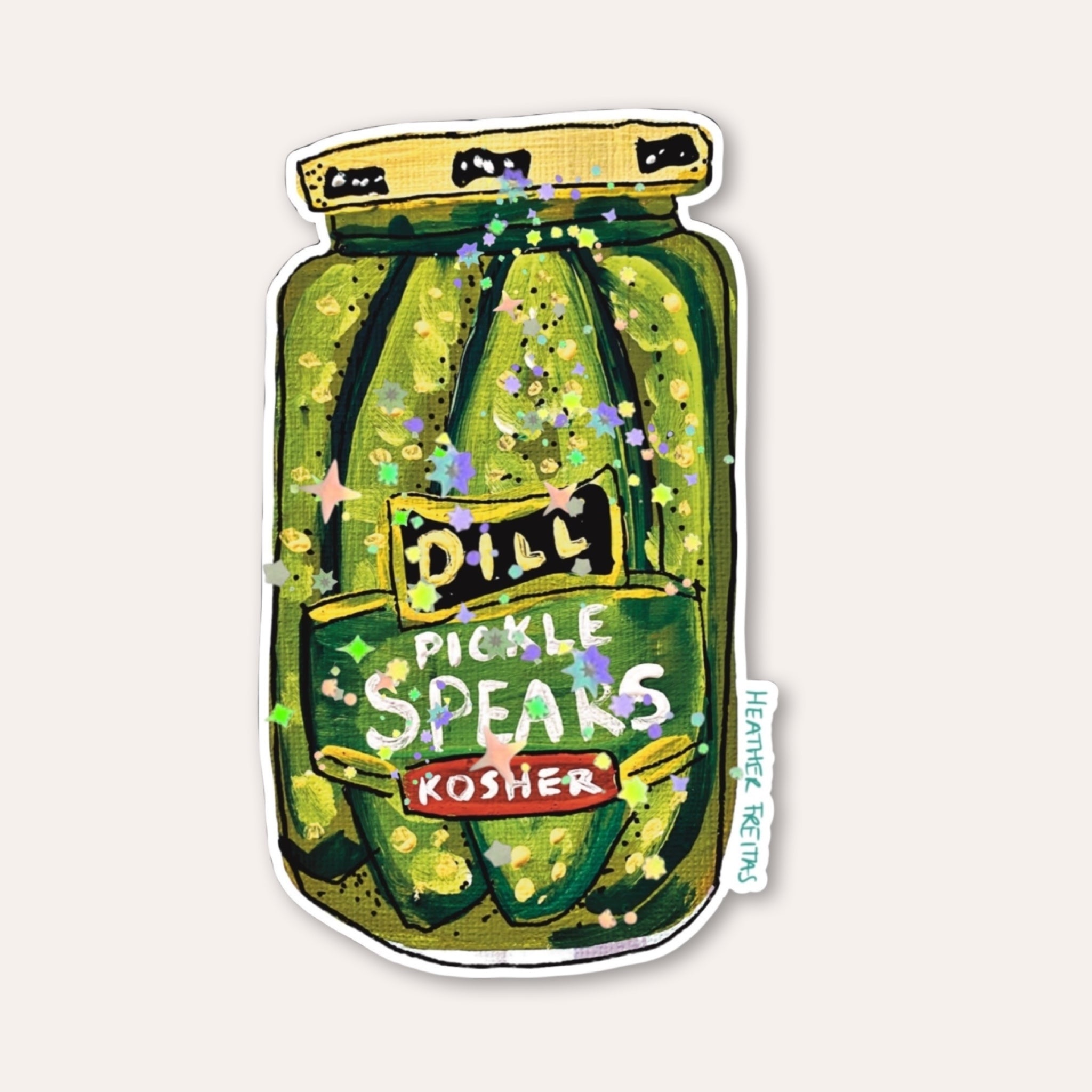 Pickle Spear Sticker