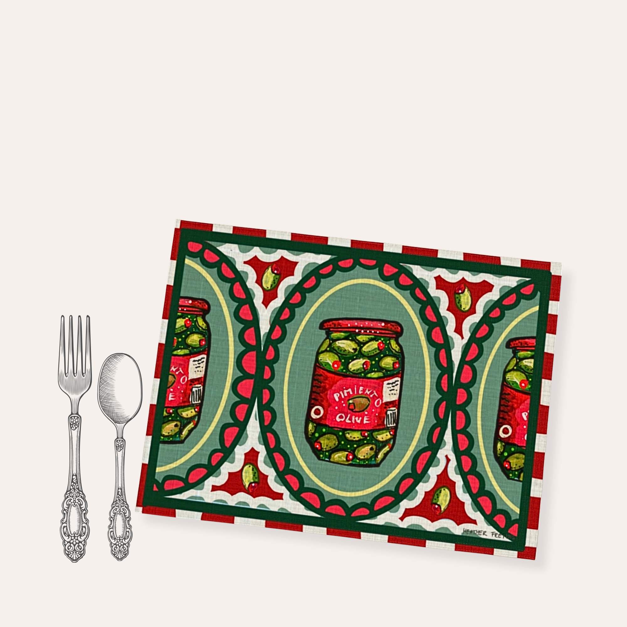 Olives Placemat