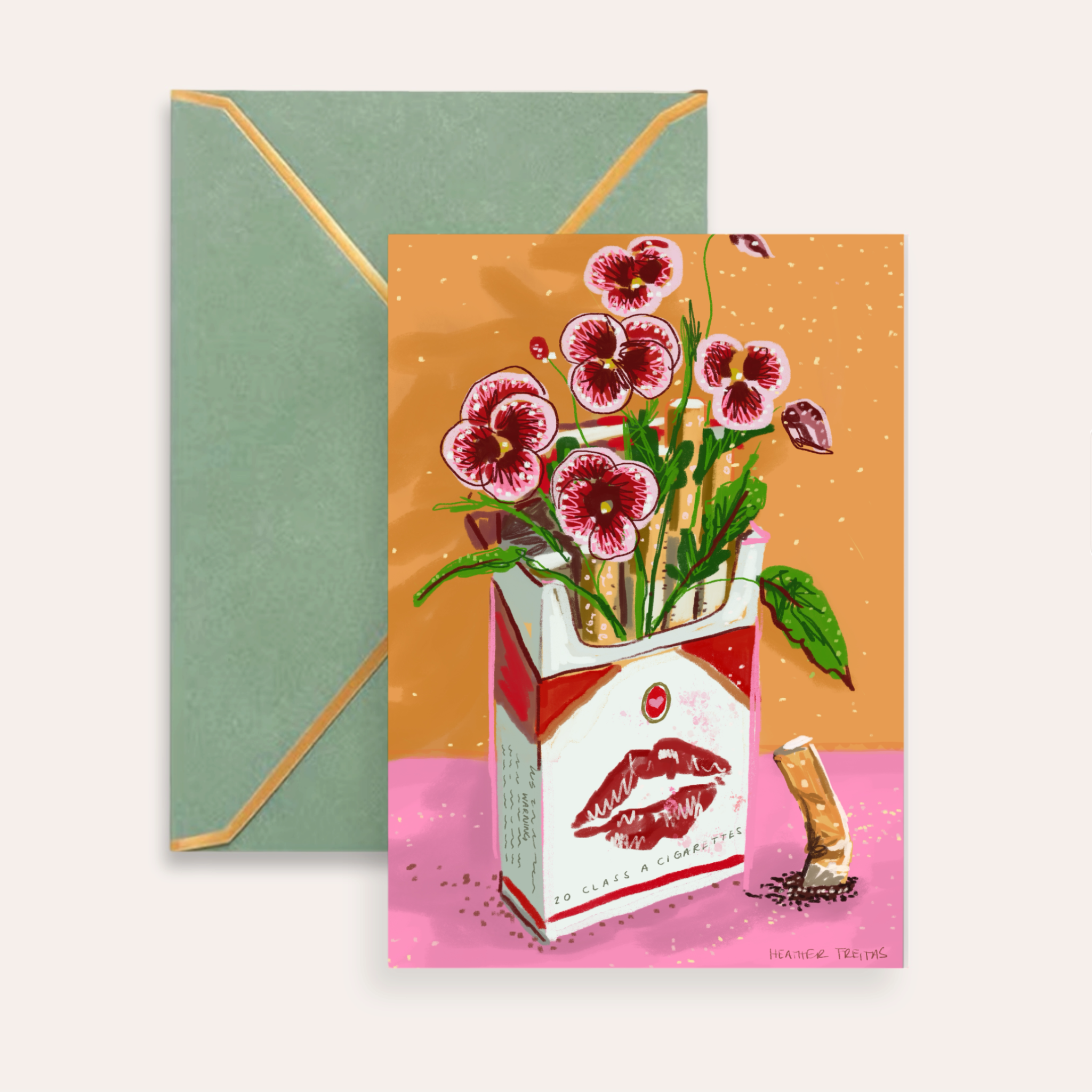 Dirt Fine Art Greeting Card