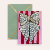 Silver Ribbon Fine Art Greeting Card
