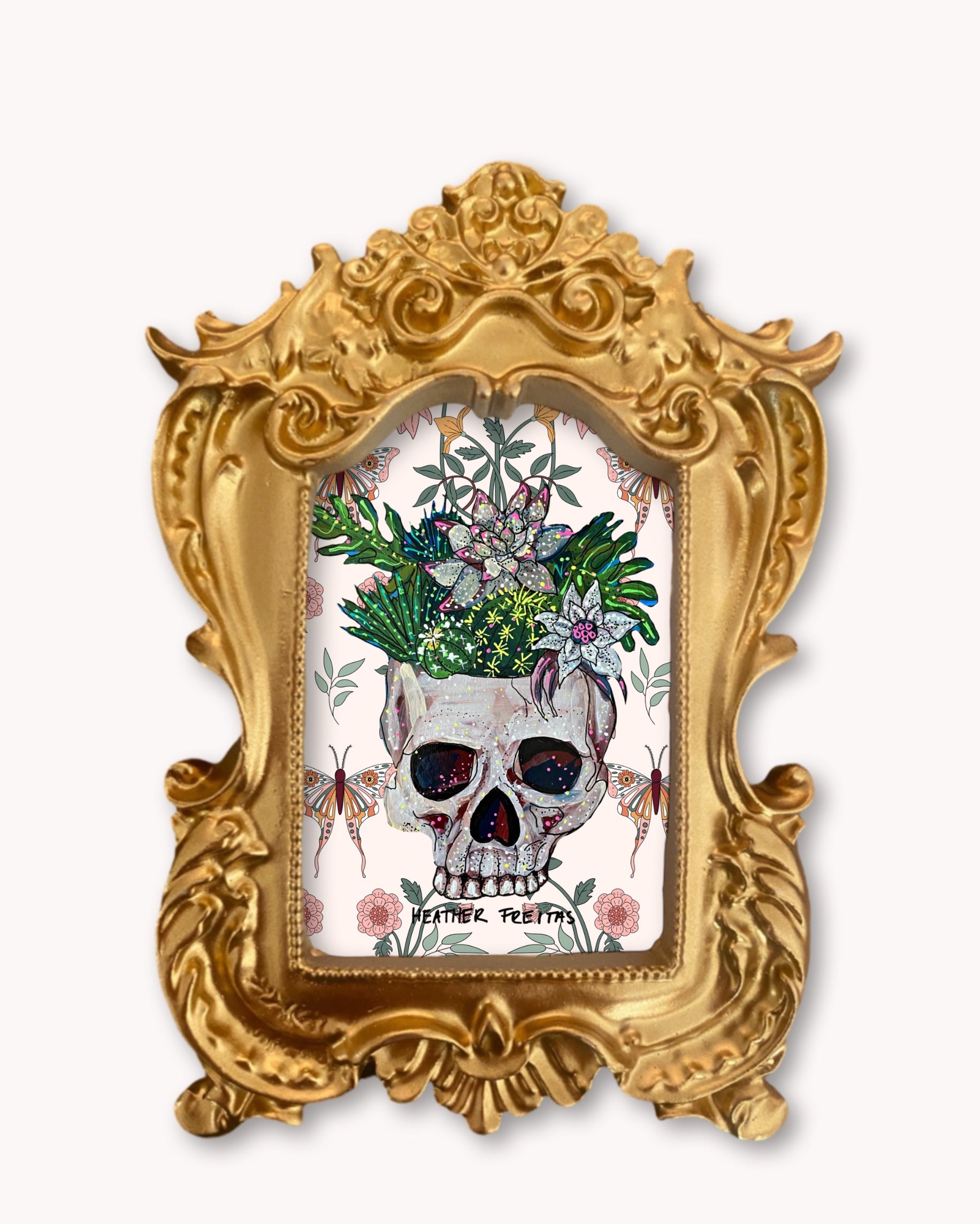 Desert Bloom - Mini framed print