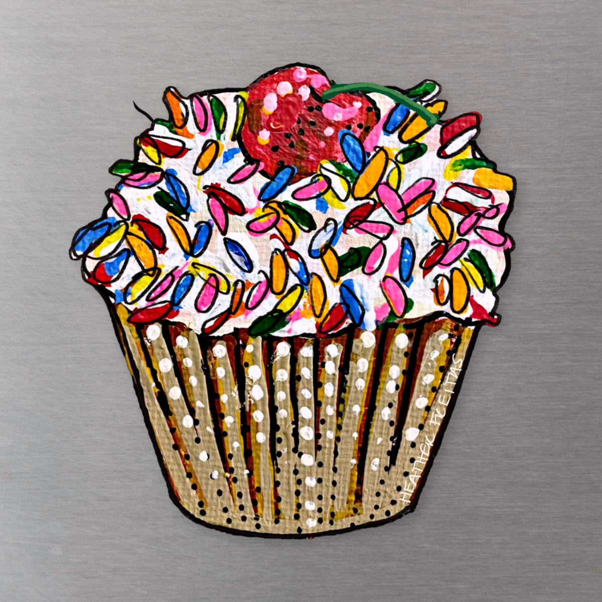 Cupcake Magnet ( Die-Cut )