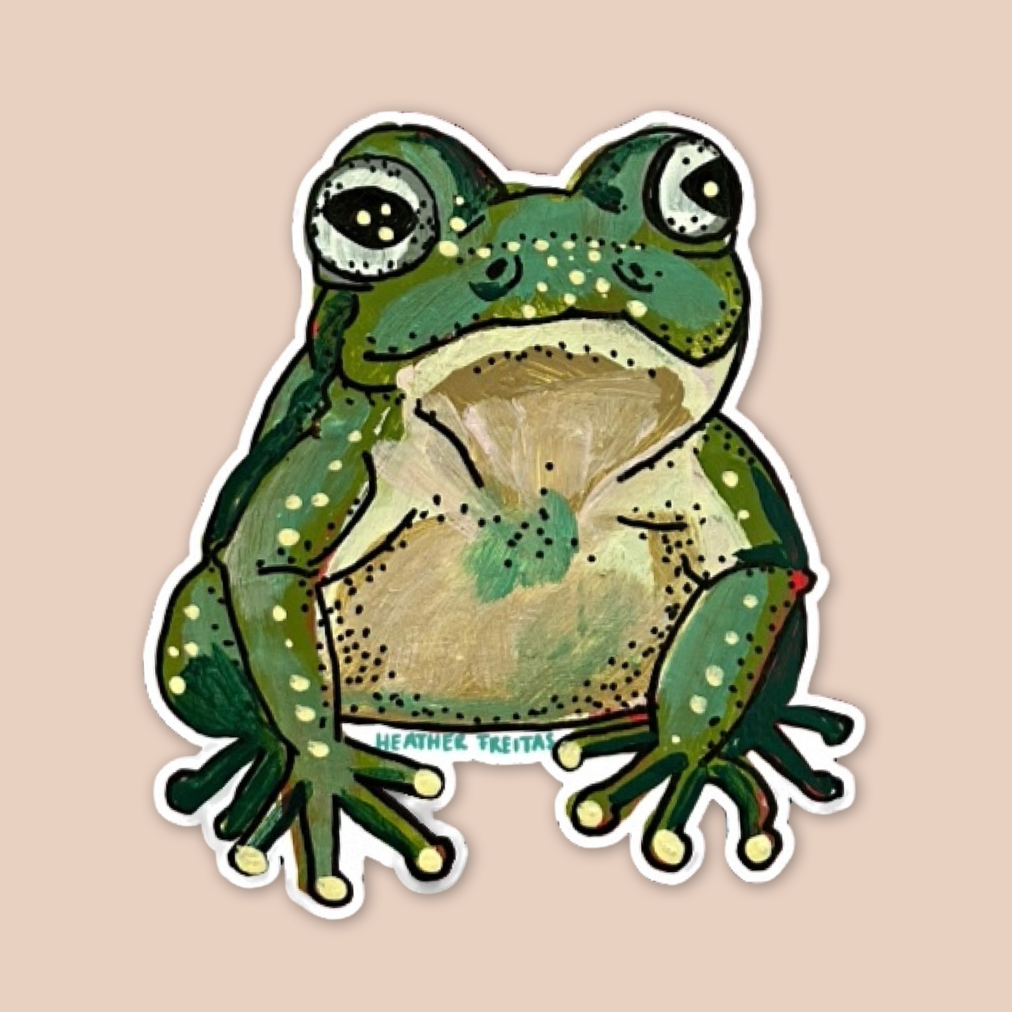 Frog Sticker