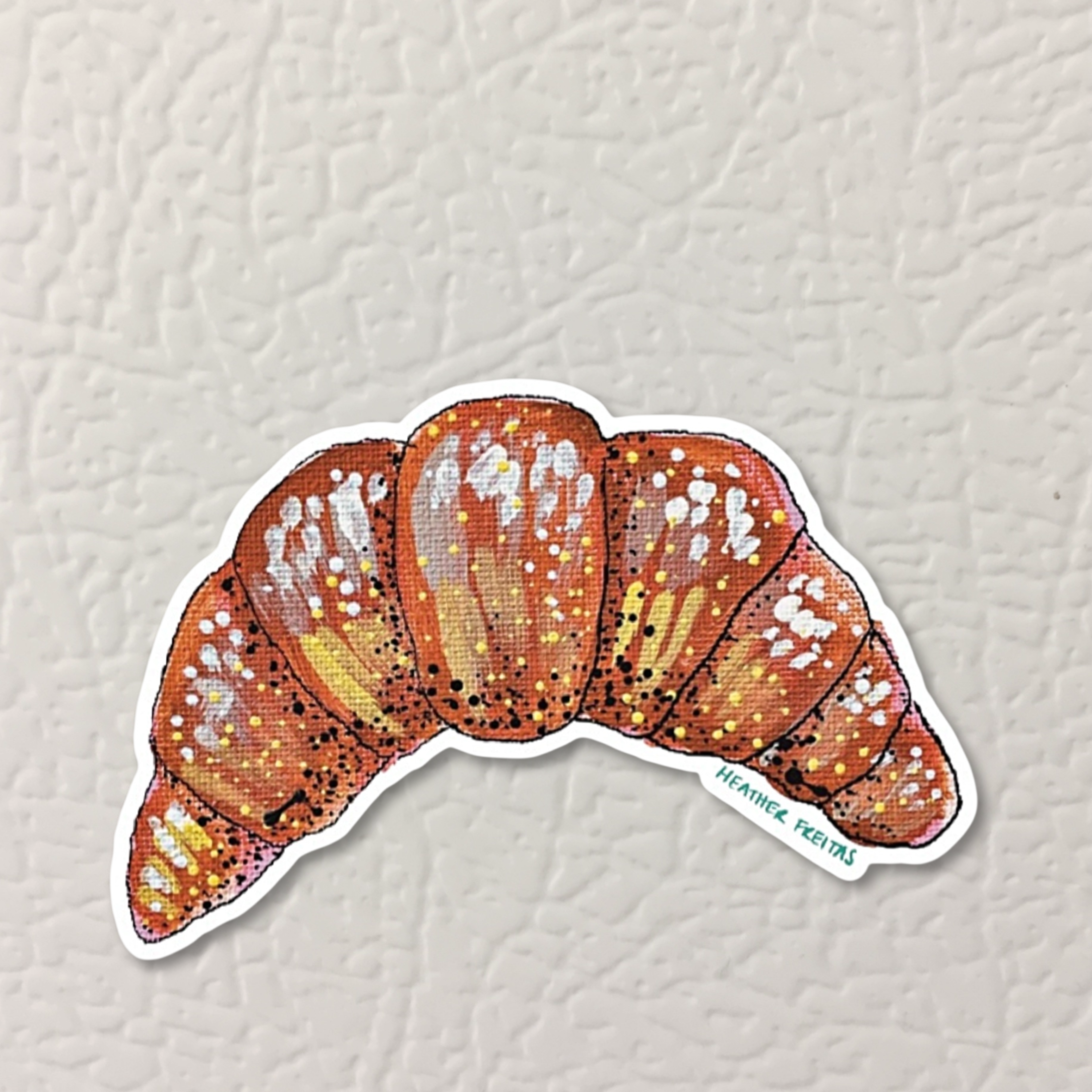 Croissant Magnet ( Die-Cut )
