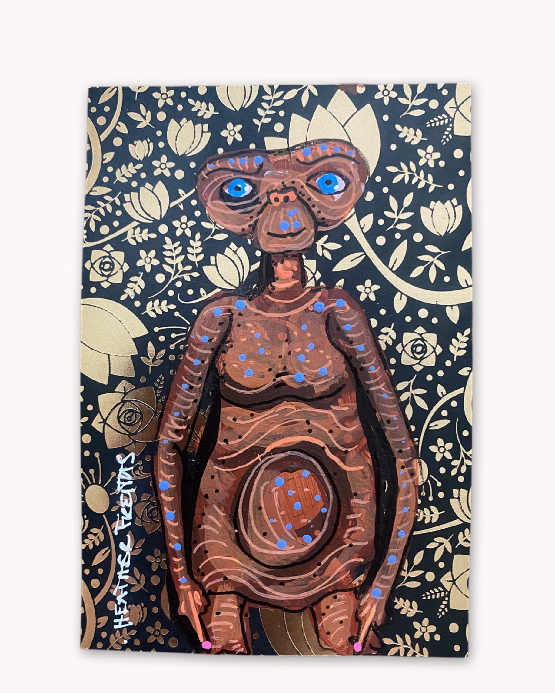 Extraterrestrial Ornate Gold ( Original Painting )