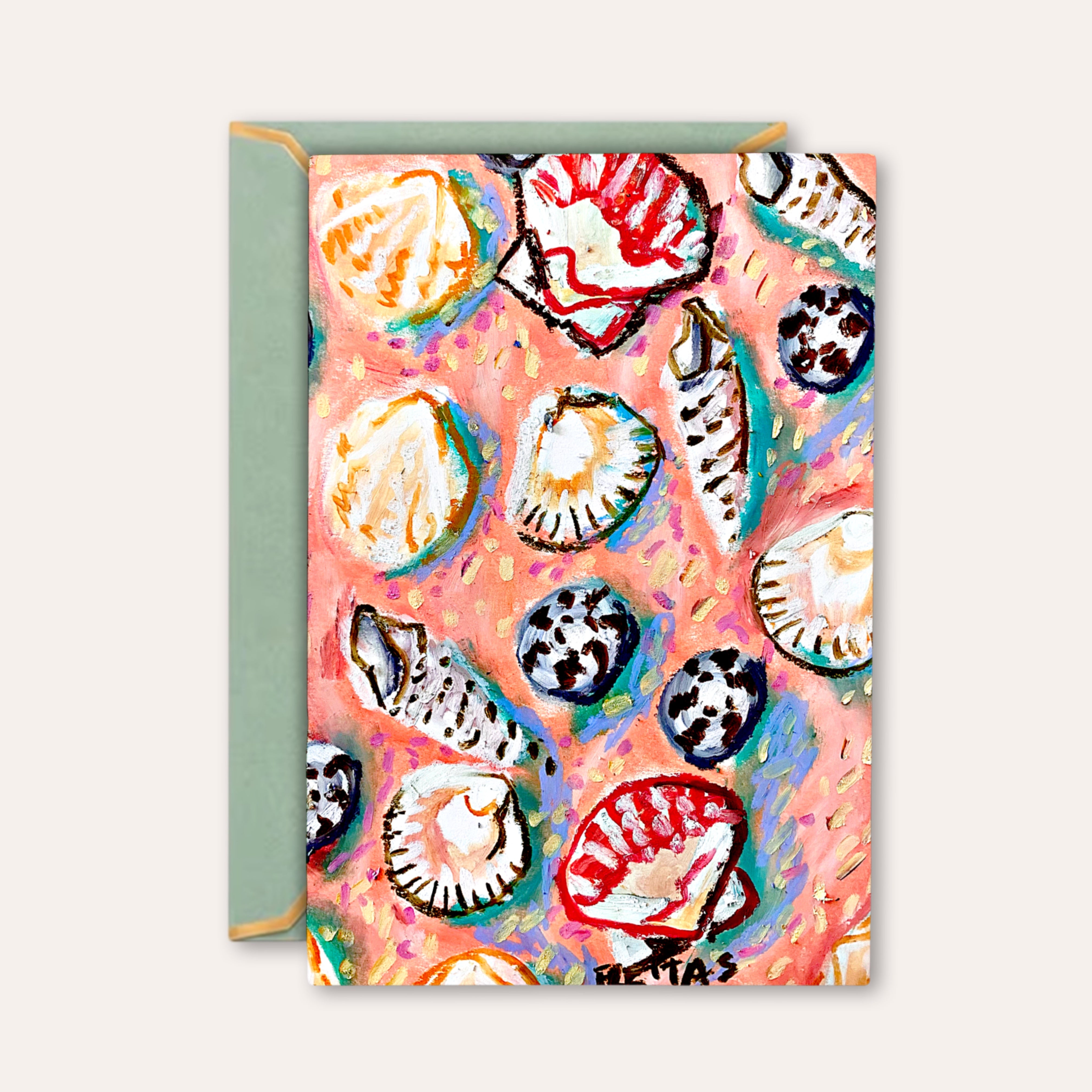 Pink Shells - Greeting Card / Fine Art Print