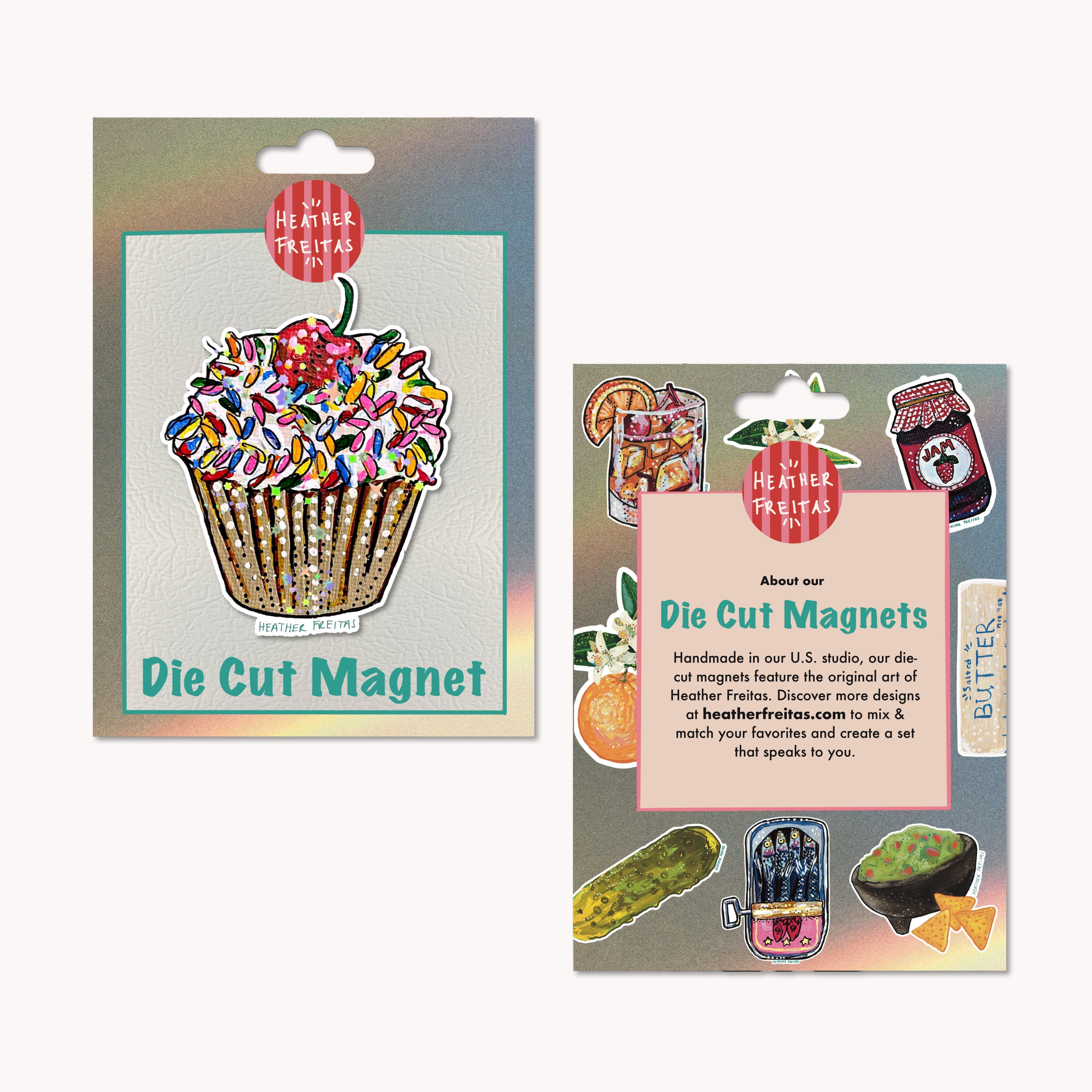Cupcake Magnet ( Die-Cut )