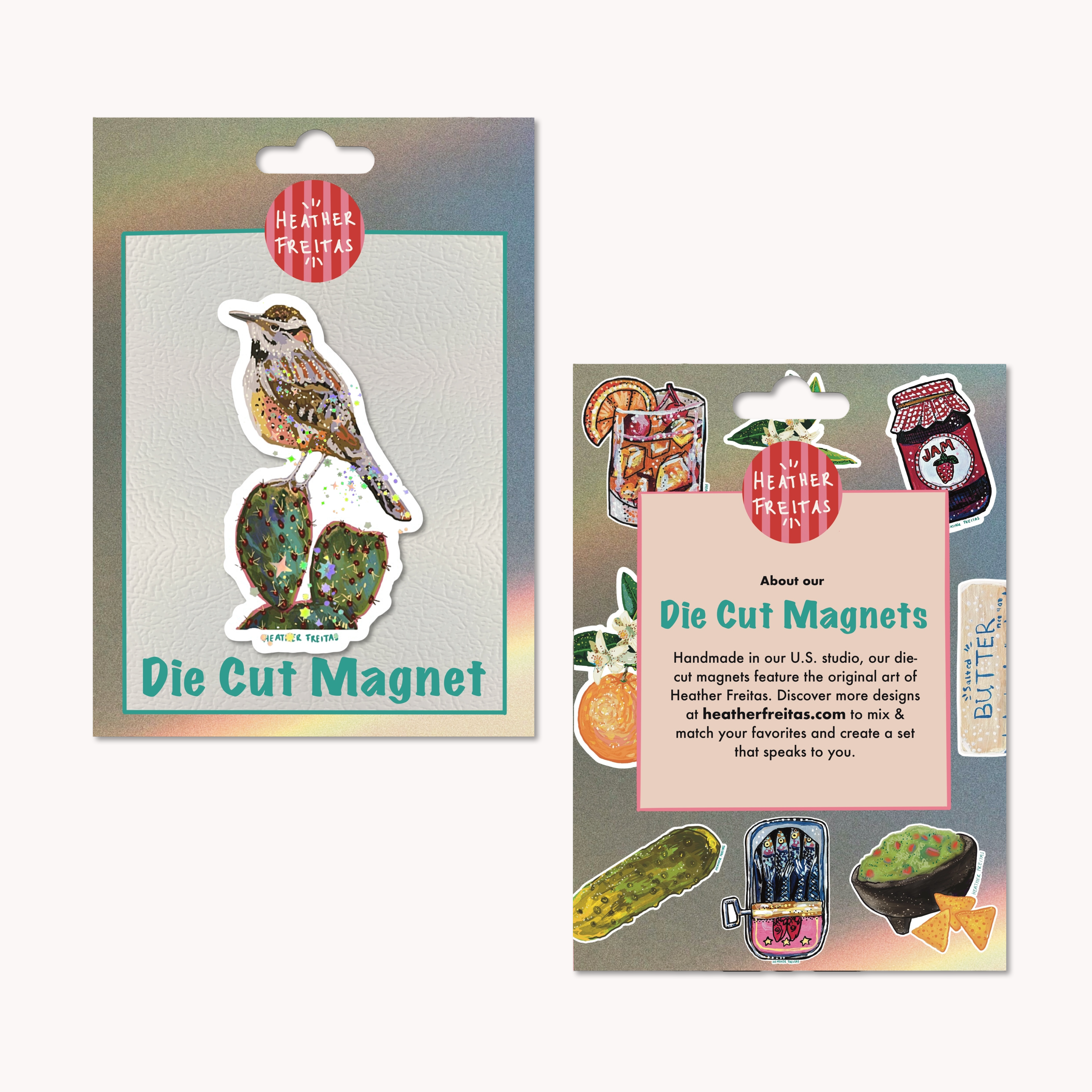 Cactus Wren Magnet ( Die-Cut )