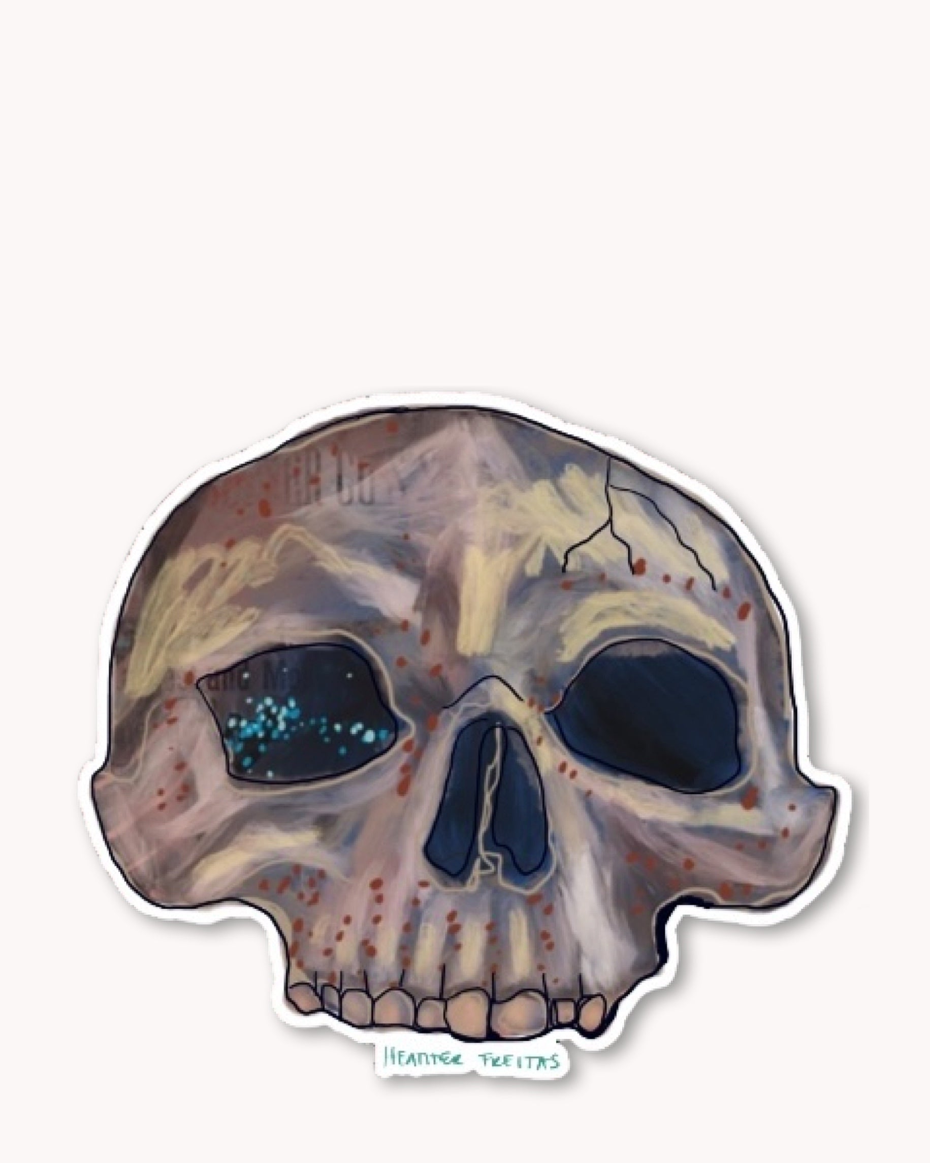 Skull Sticker