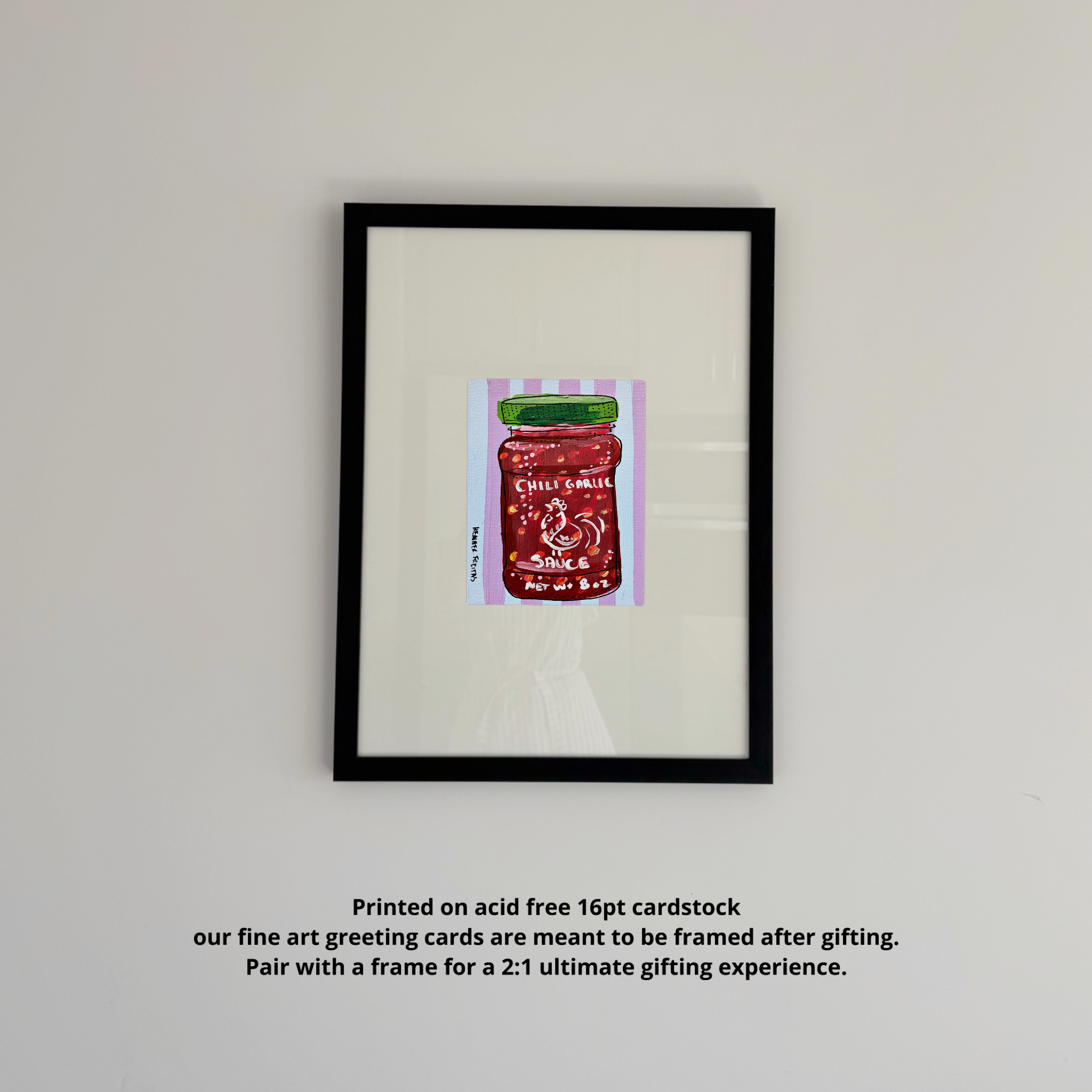 Chili Garlic Sauce - Greeting Card / Fine Art Print