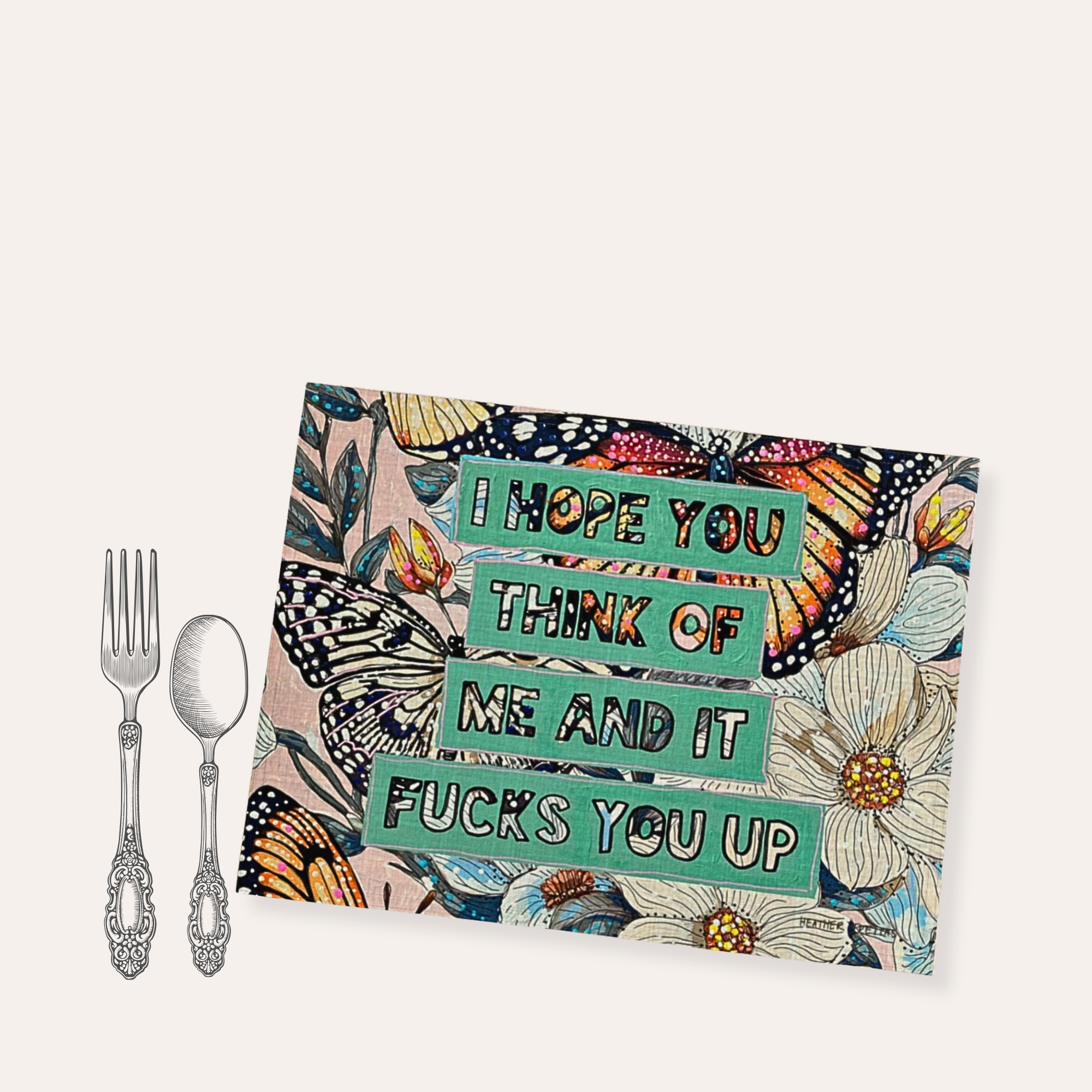 I Hope You Think Of Me Placemat