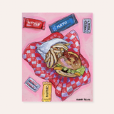 Burger Basket ( original painting )
