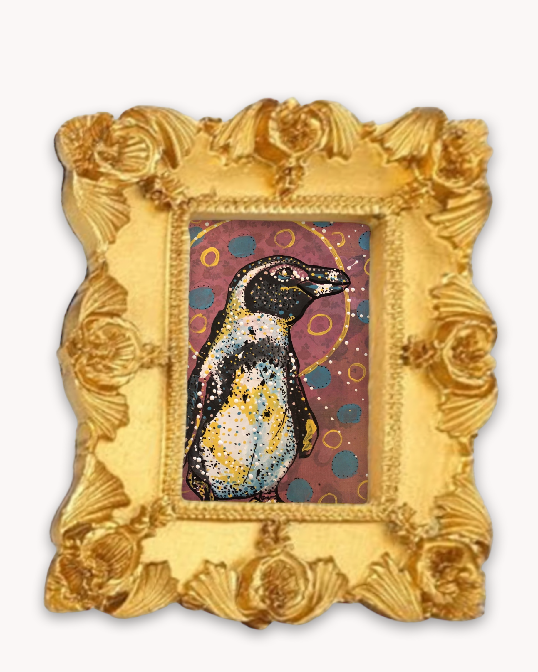 African Penguin Framed Magnet ( Small )