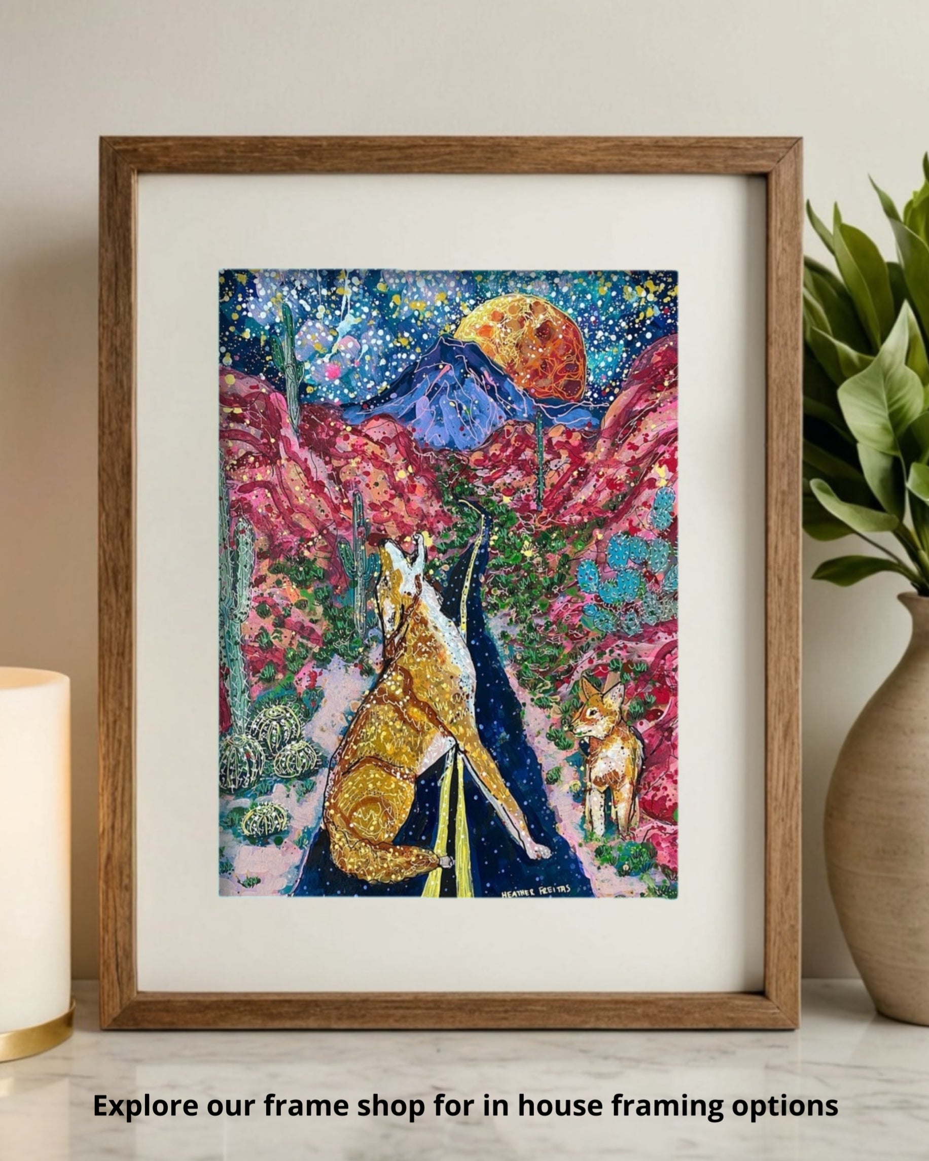 Desert Moon - Limited Edition Print