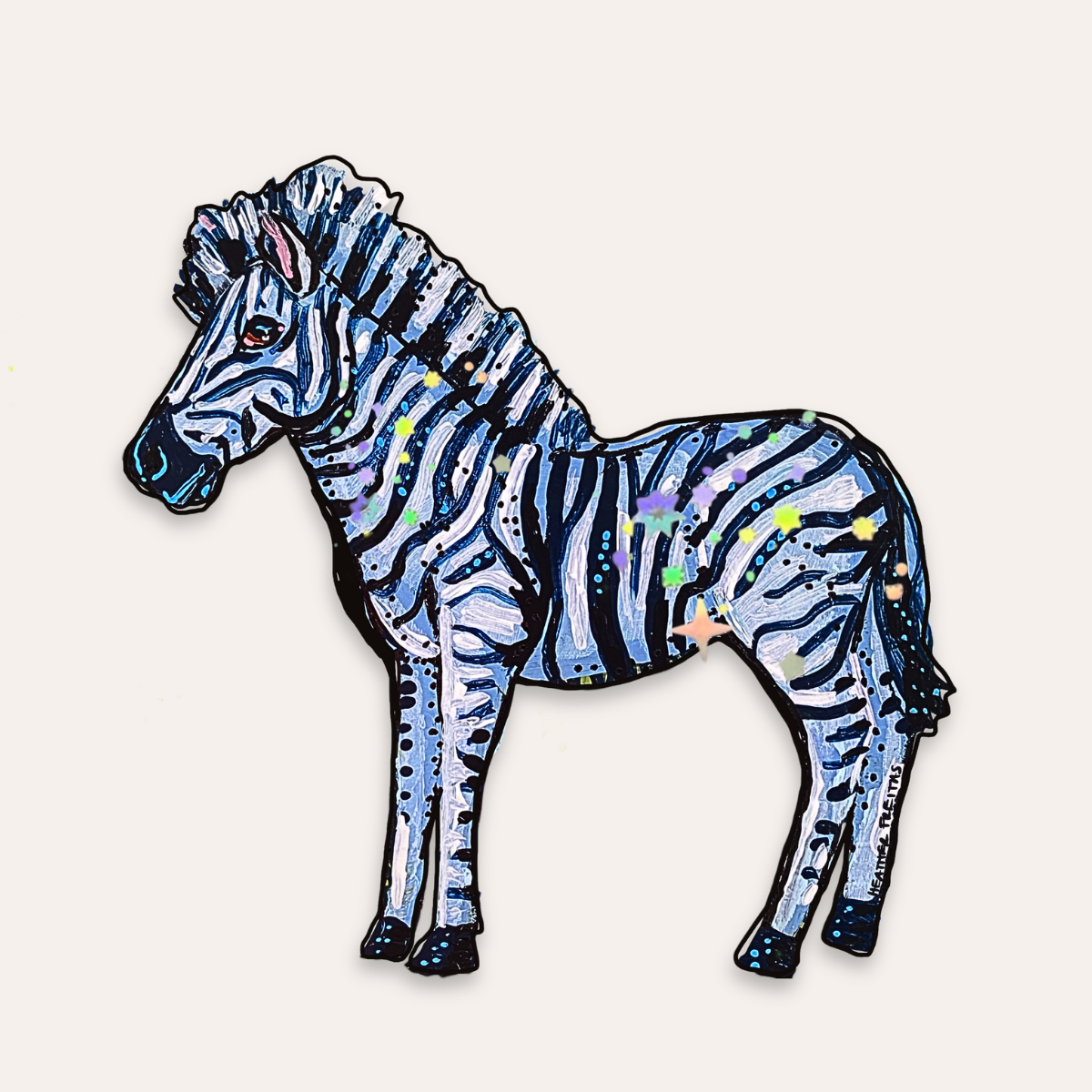 Zebra Sticker
