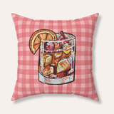 Old Fashioned Velveteen Throw Pillow